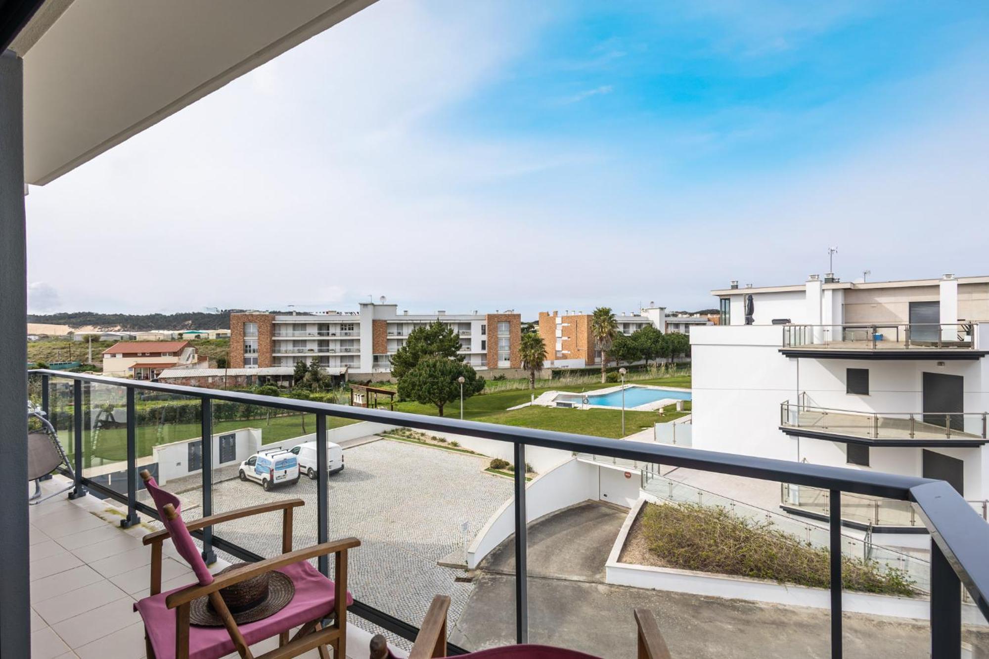 Sol e mar T3 Lejlighed São Martinho do Porto Eksteriør billede